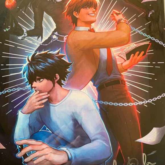 NWT. Autographed Anime Death Note Fan Art 8x10 Print! - Picture 4 of 4